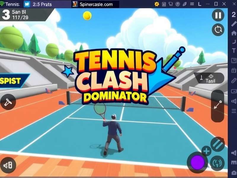 Tennis Clash Court Dominator Gameplay